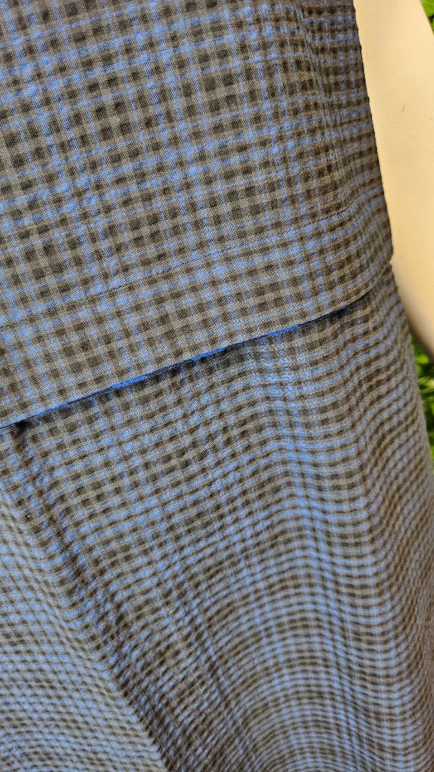 Code Blue/Black Check Dress (20)