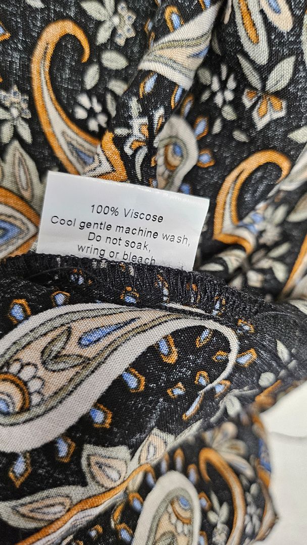 Playlist Print Flare Sleeve Dress (20-22)