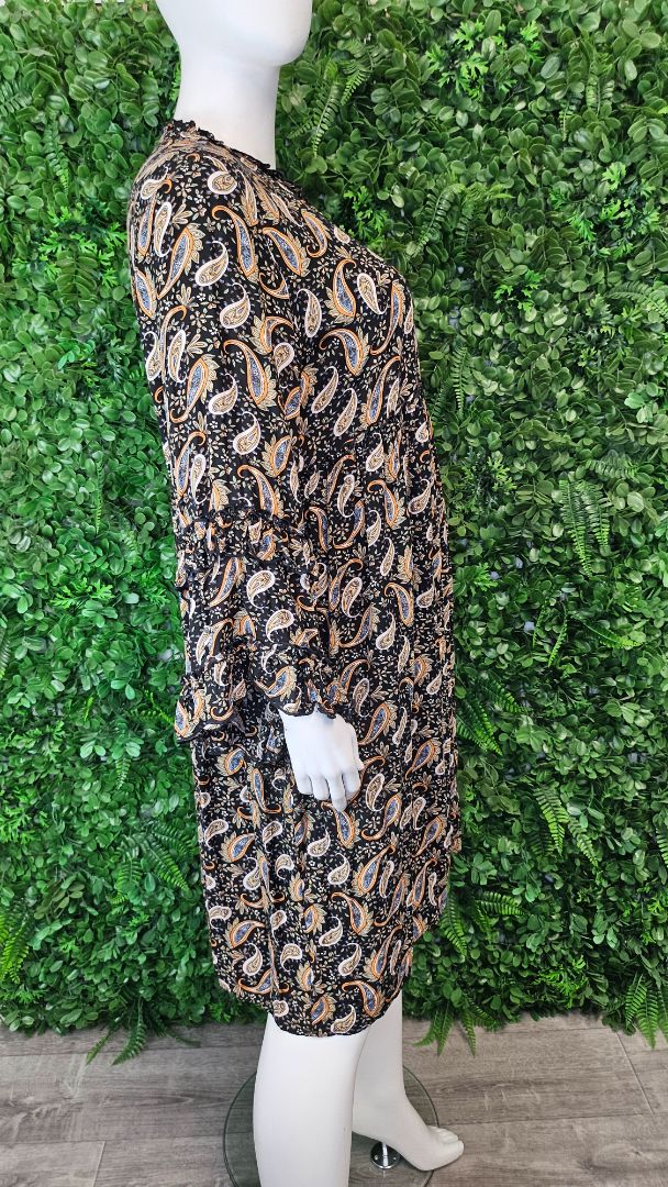 Playlist Print Flare Sleeve Dress (20-22)