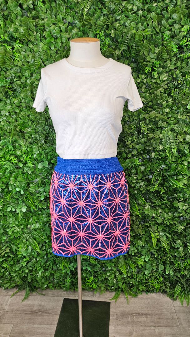 Augustine Multi Sequin Mini Skirt (8)