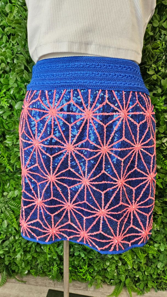 Augustine Multi Sequin Mini Skirt (8)