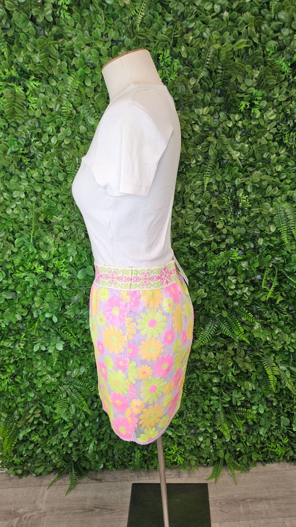 Augustine Fluro Star Sequin Mini Skirt (8)