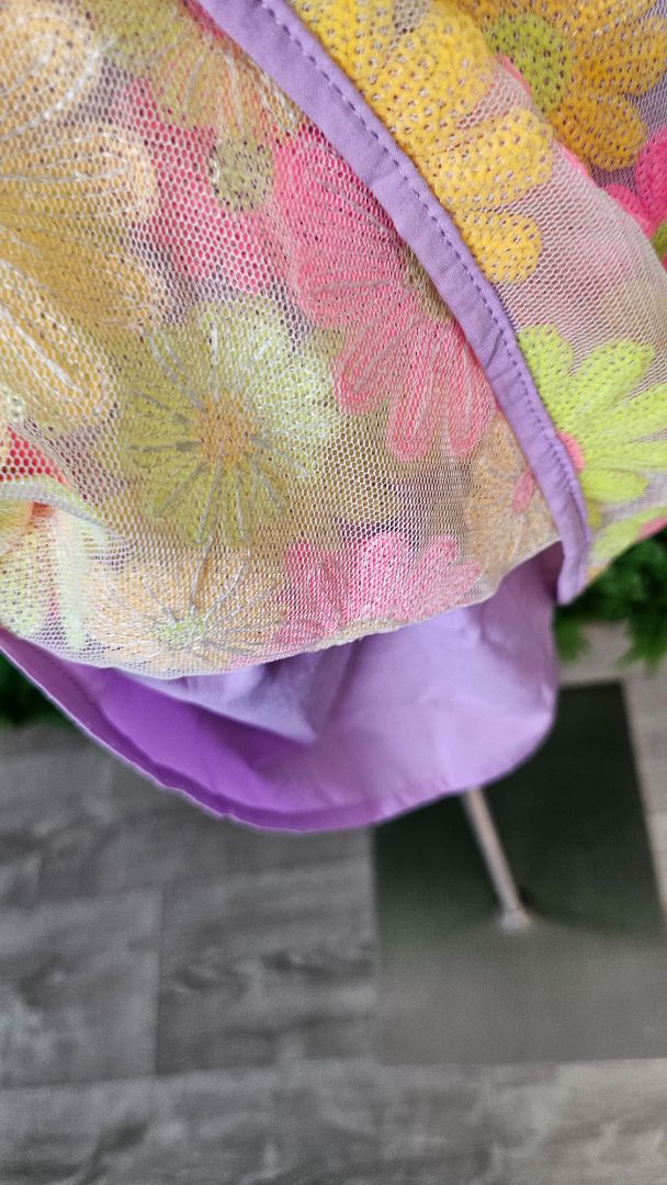 Augustine Fluro Star Sequin Mini Skirt (8)