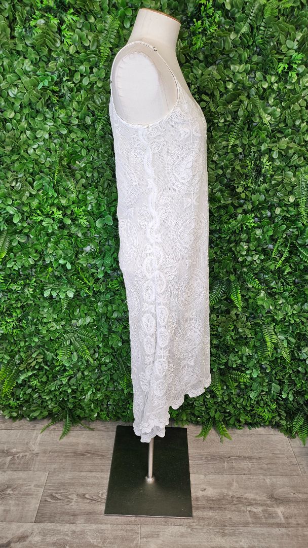 Joey White Beaded Dress BNWT (12)