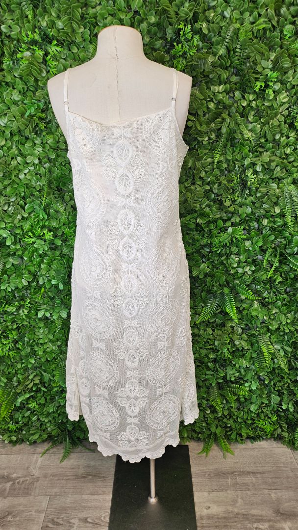 Joey White Beaded Dress BNWT (12)