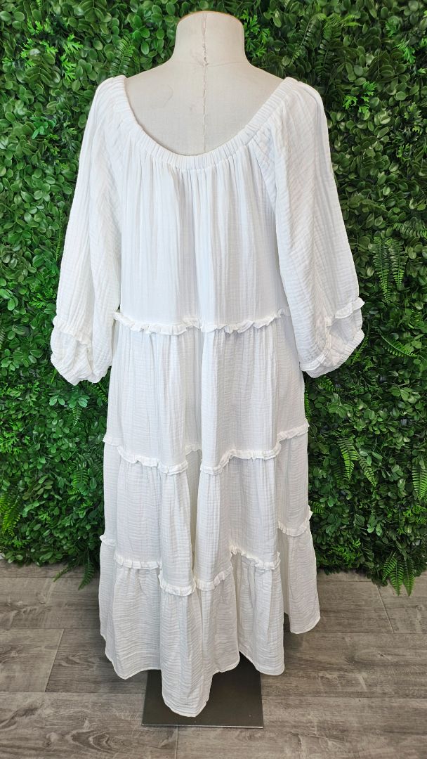 PQ Collection White Cotton Dress BNWT (14)