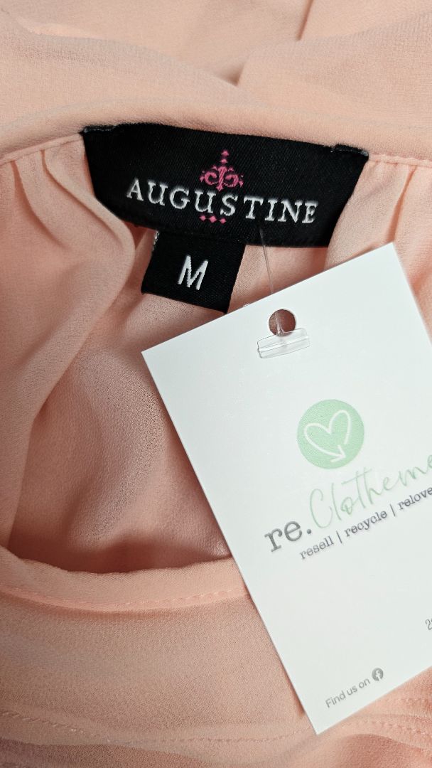 Augustine Apricot Ruffle Top (12)