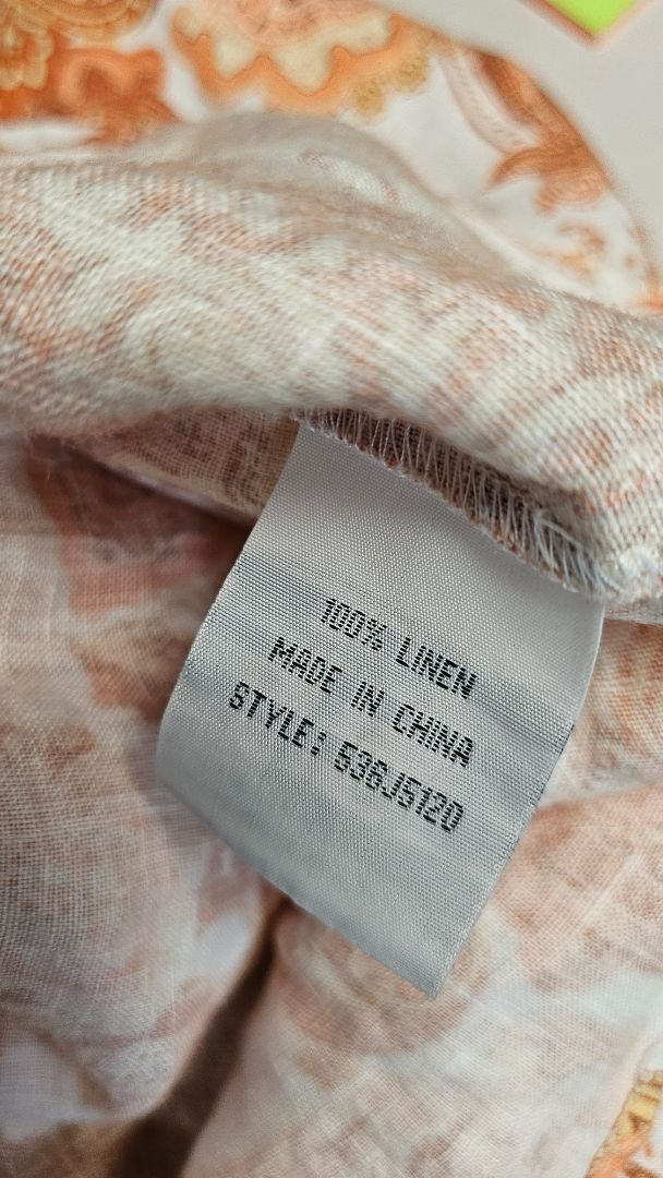 Jump Pattern Linen Shift Dress (12)