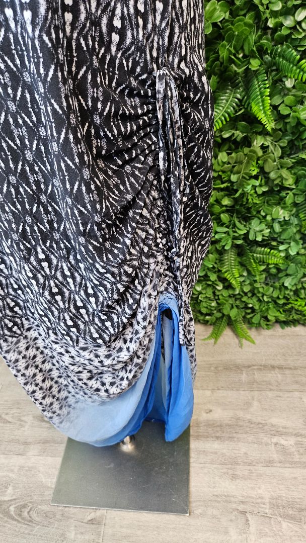 Sabine Print Ruched Maxi Dress (12)