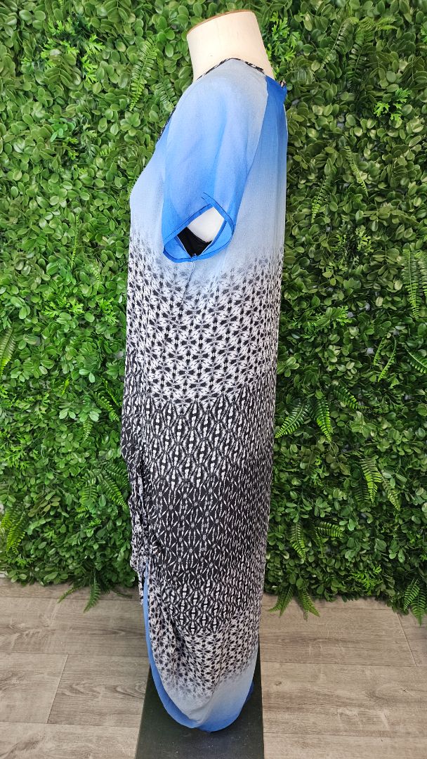 Sabine Print Ruched Maxi Dress (12)