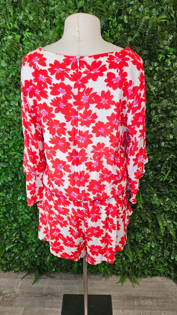 Augustine Print Short Playsuit (12)