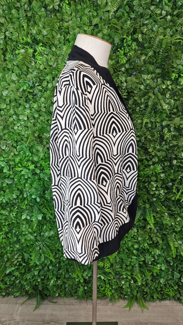 Obi Print Silk Kimono (20-22)