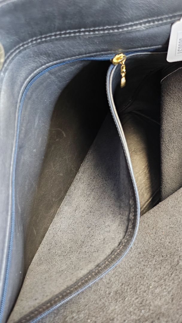 Coach Black Leather Tote (38x27x13cm)