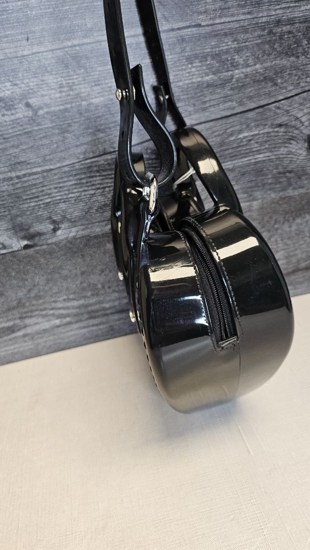 Melissa Black Heart Bag (20x9x19cm)