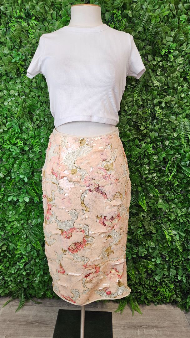 Augustine Multi Sequin& Flowers Skirt (10)