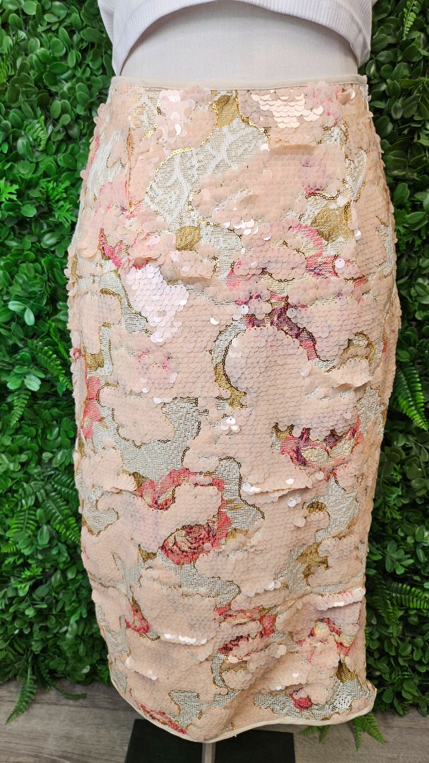 Augustine Multi Sequin& Flowers Skirt (10)