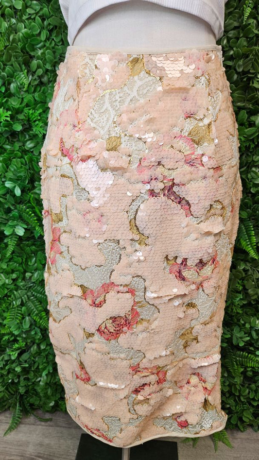 Augustine Multi Sequin& Flowers Skirt (10)