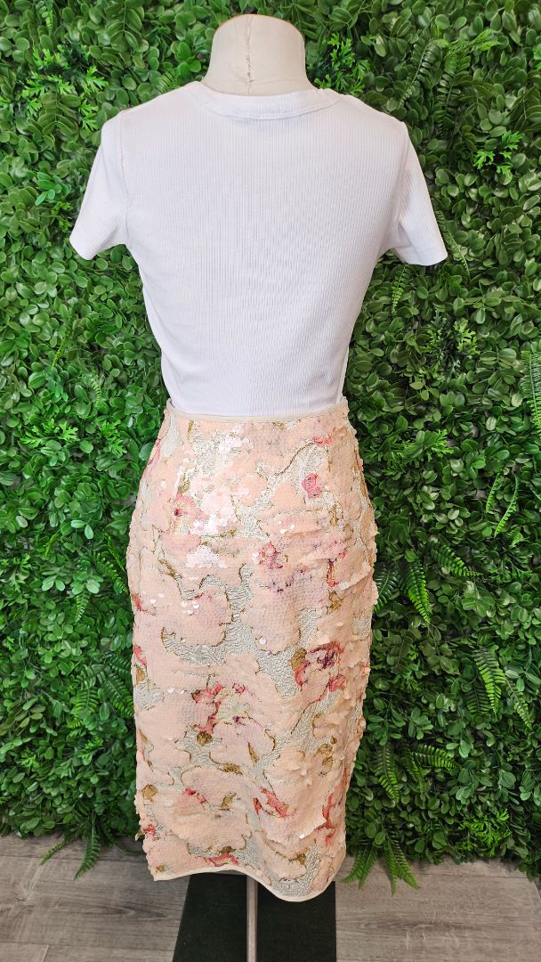 Augustine Multi Sequin& Flowers Skirt (10)