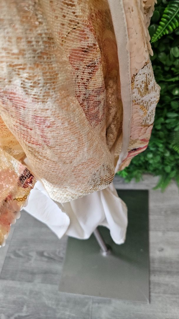 Augustine Multi Sequin& Flowers Skirt (10)