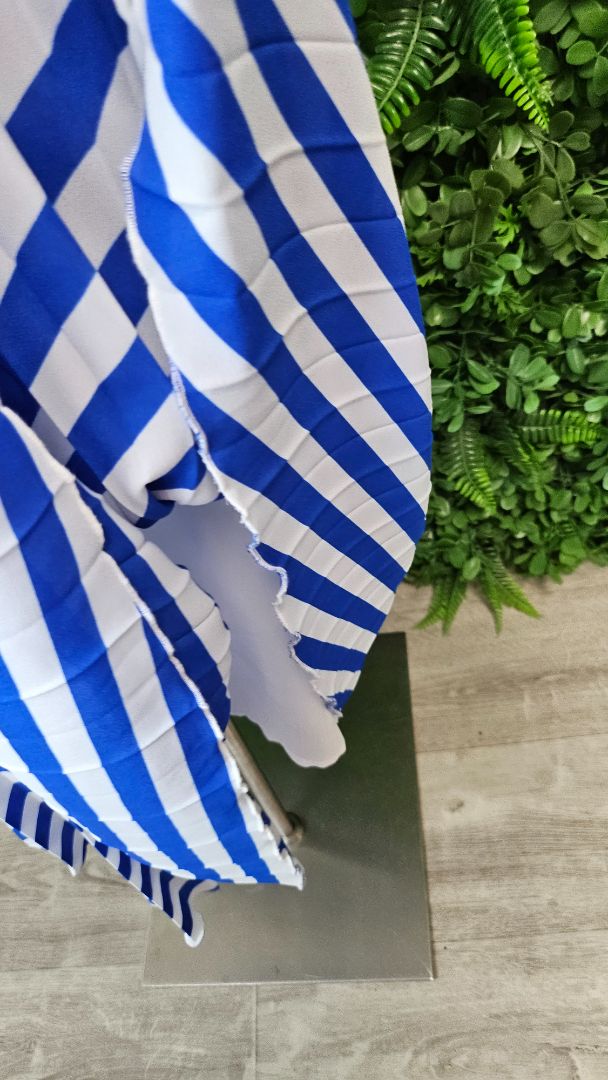 Portmans Striped Pleat Skirt (10)