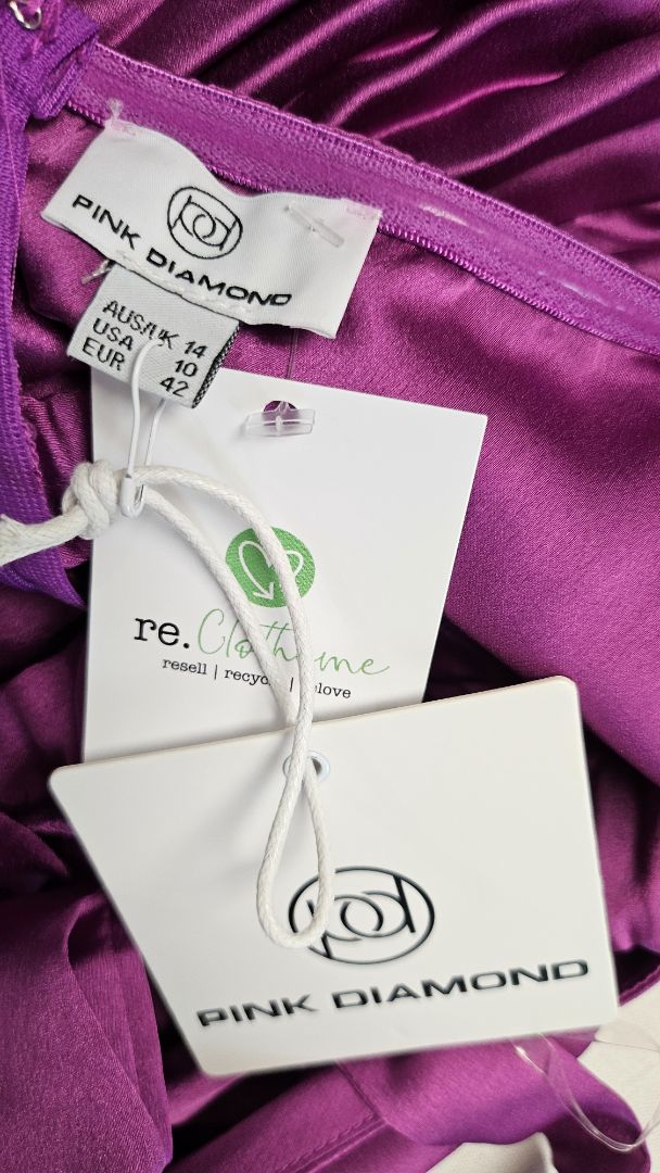 Pink Diamond Purple Eloise Dress BNWT (14)