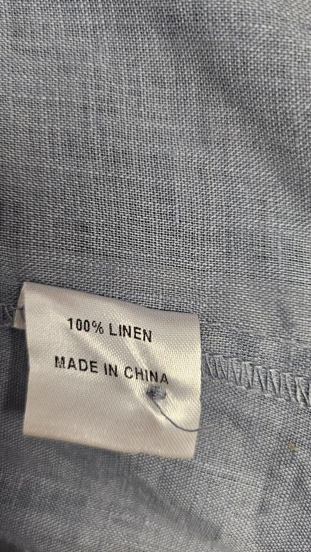 Amelius Blue Vivienne Linen Top BNWT (12)