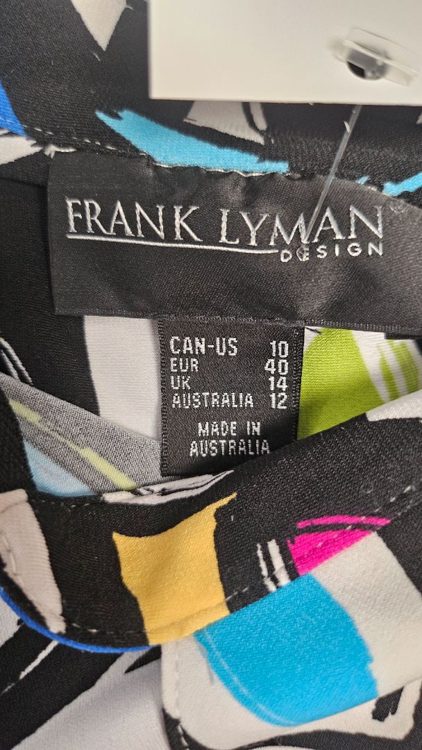 Frank Lyman Print Zip Top BNWT (12)