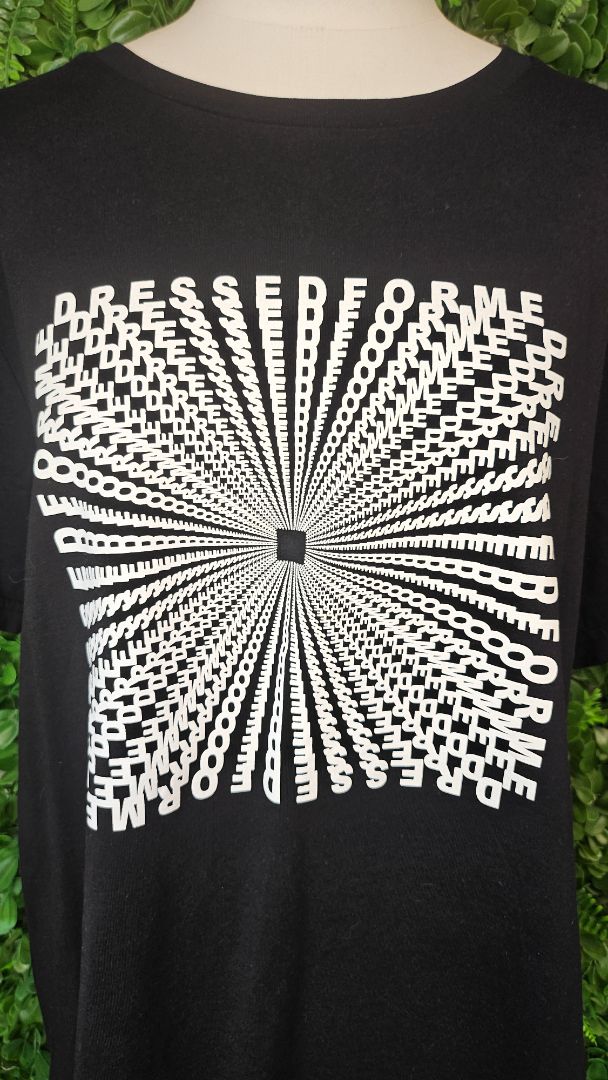 Dressed Black Print T-Shirt (14)