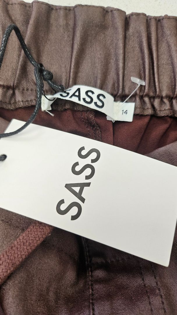 Sass Choc Odette Pant BNWT (14)