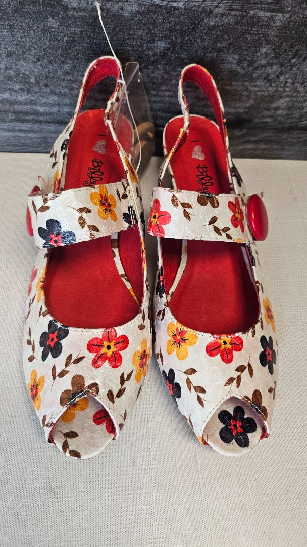 I Love Billy  Floral Heel (41)