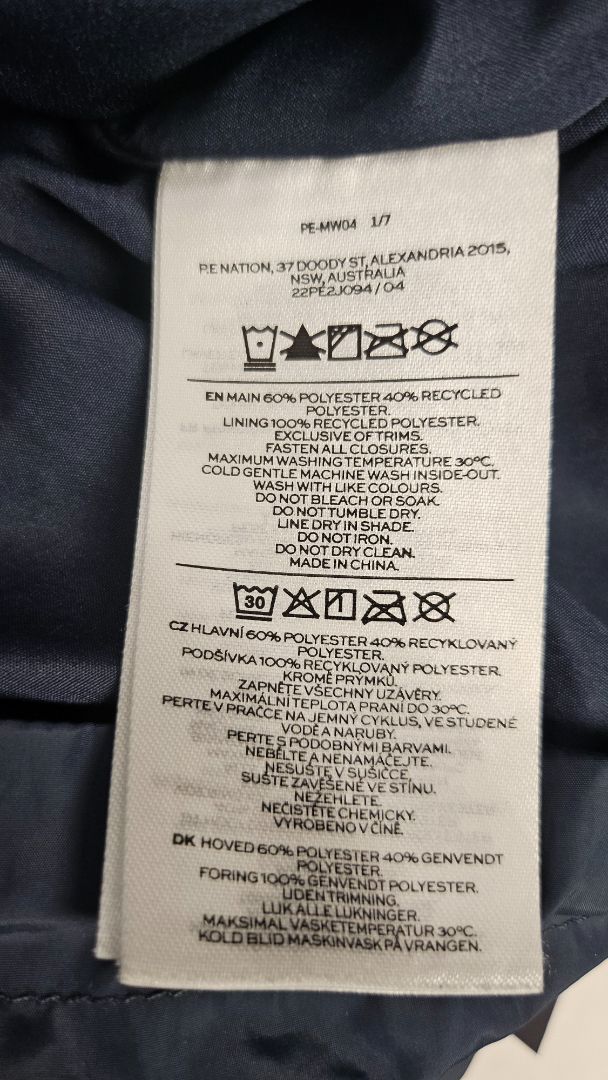P.E Nation Navy Wind Jacket (10)