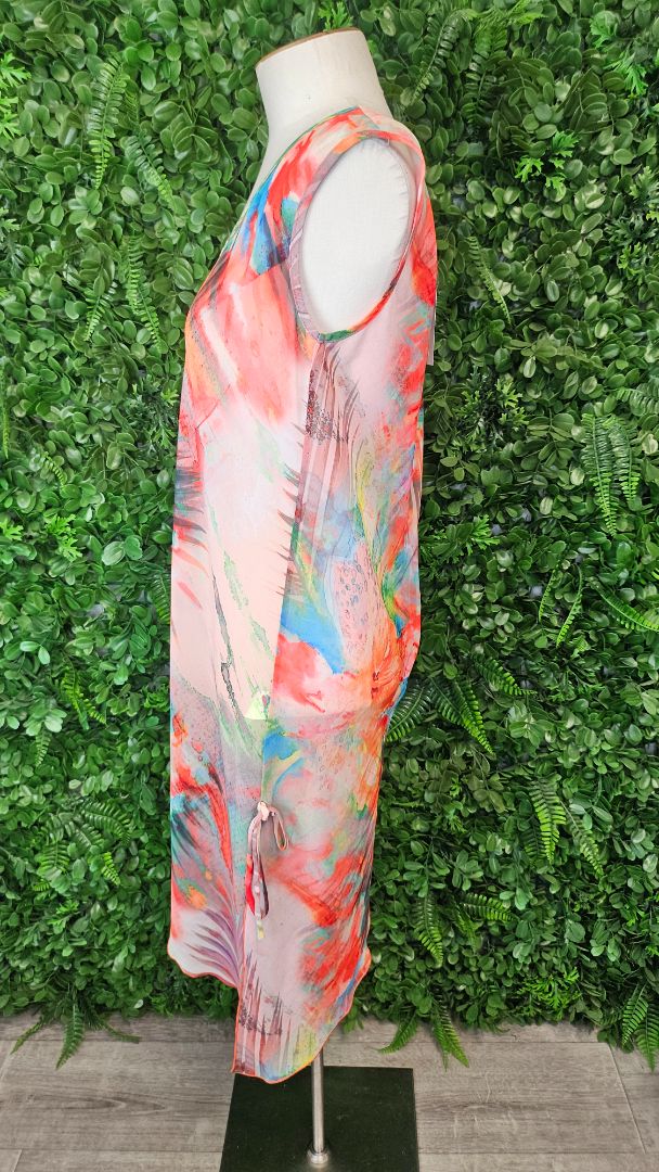 Magazine Pattern Sleeveless Tunic (10)