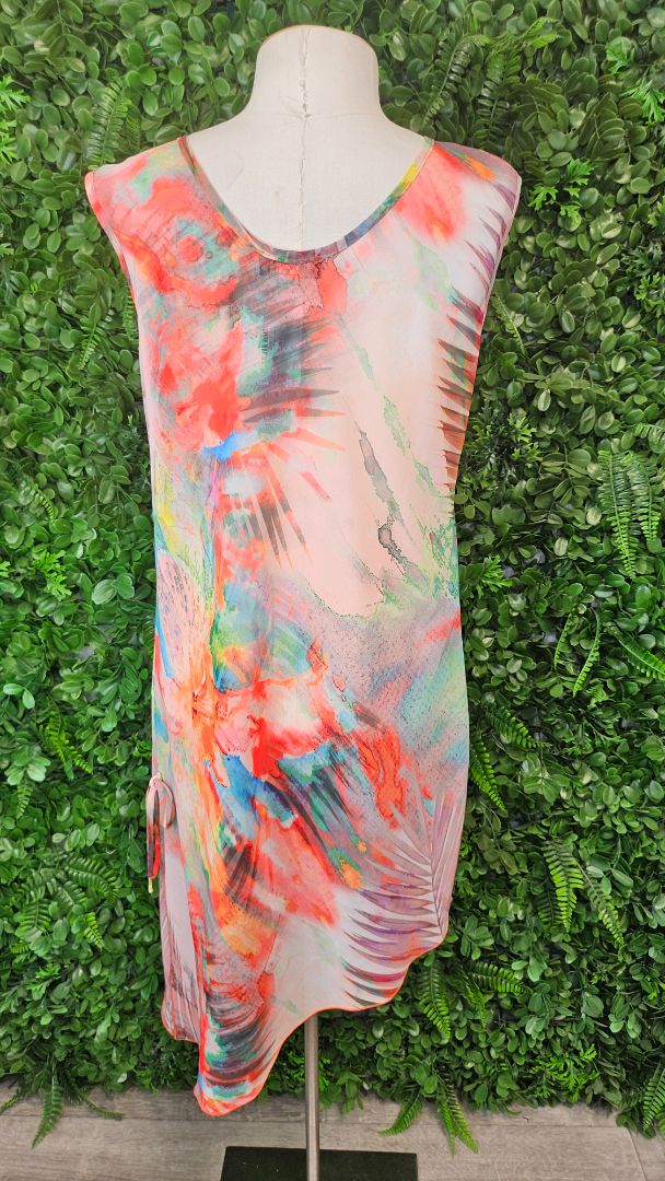 Magazine Pattern Sleeveless Tunic (10)