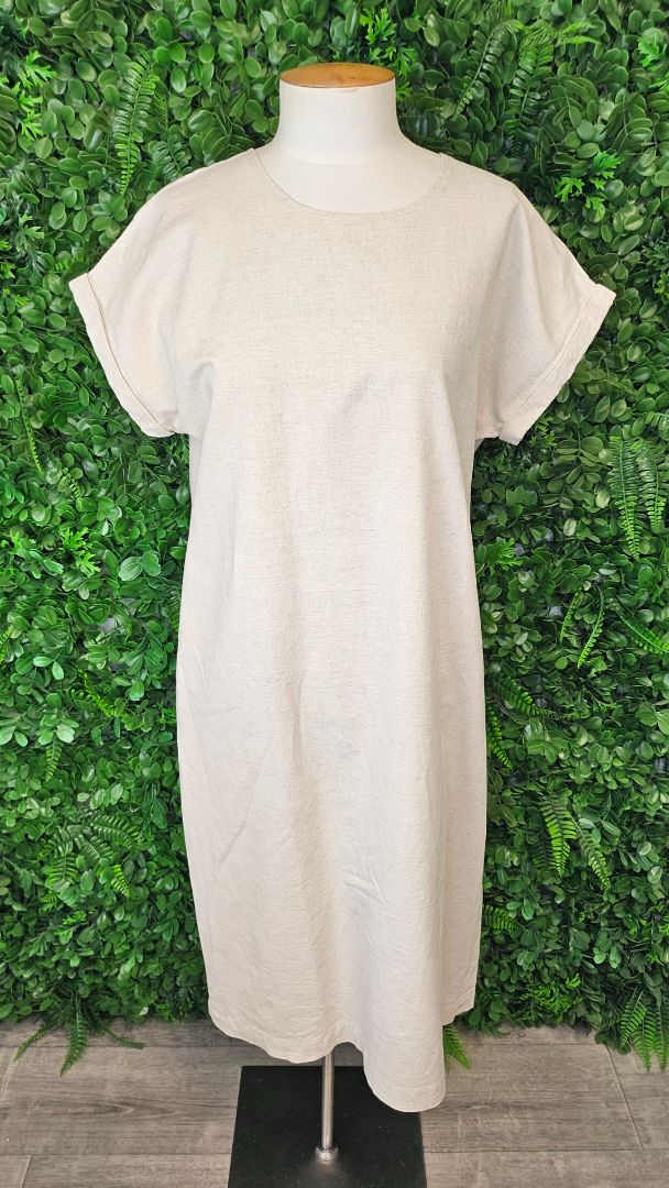 Two by Two Oat Shift Dress (10-12)