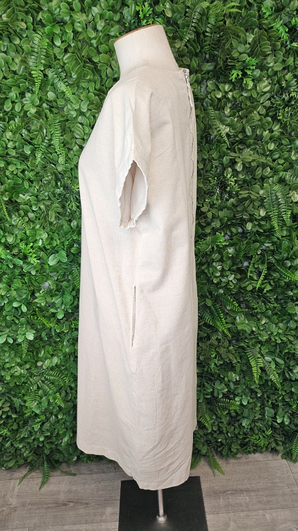 Two by Two Oat Shift Dress (10-12)