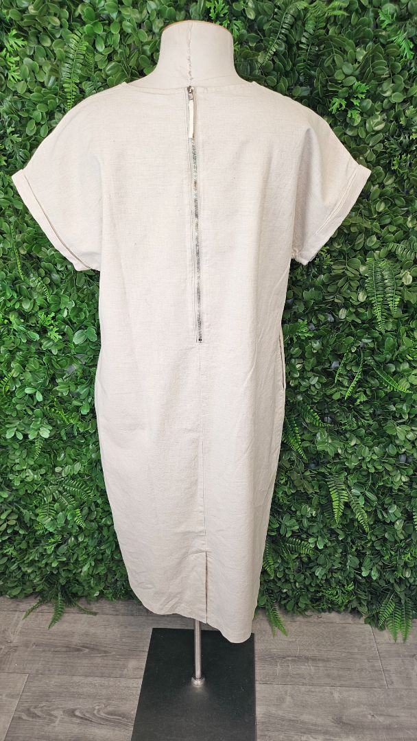 Two by Two Oat Shift Dress (10-12)