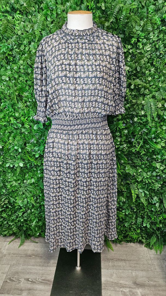 OH3 Floral Shirred Dress (12)