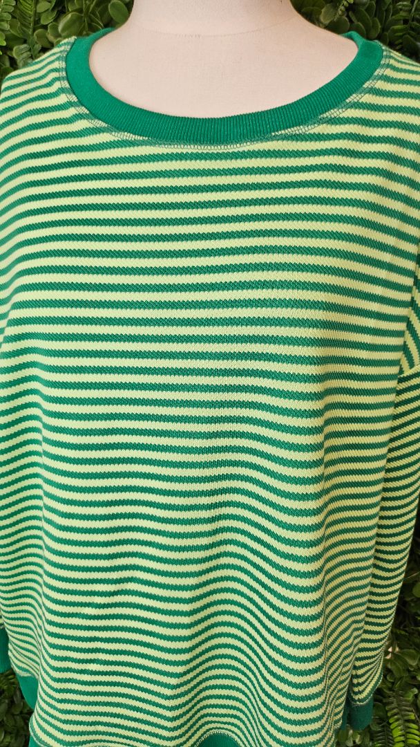 Betty Basics Striped Crew Neck Top (16)