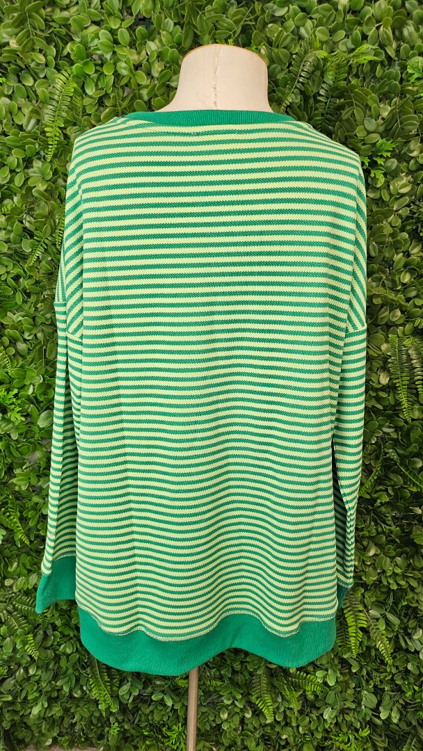 Betty Basics Striped Crew Neck Top (16)