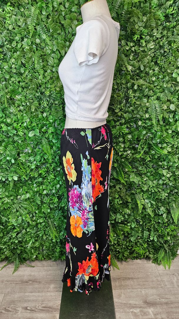 Cachet Floral Bias Cut Skirt (16)