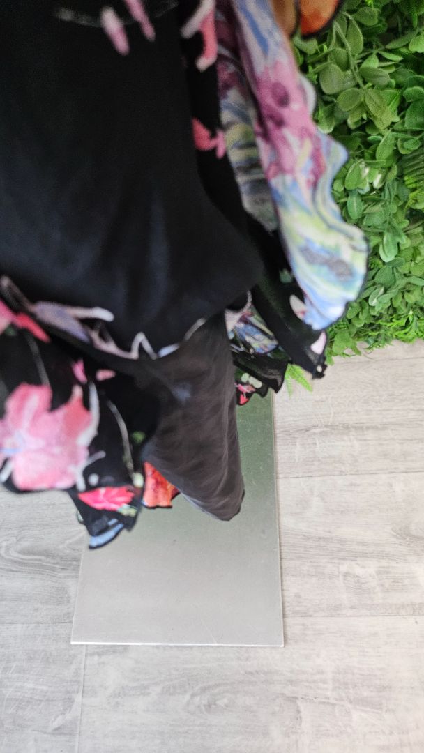 Cachet Floral Bias Cut Skirt (16)