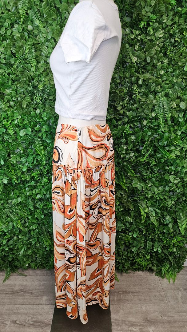 Foil Multi Print Skirt (10)