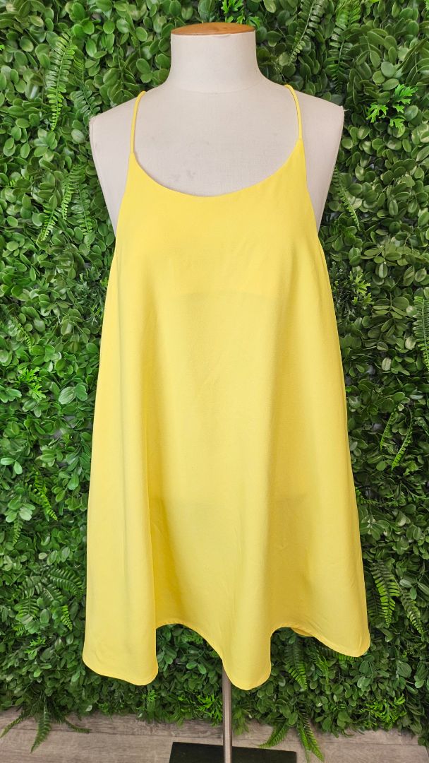 Ruby Sees All Yellow Swing Dress (10)
