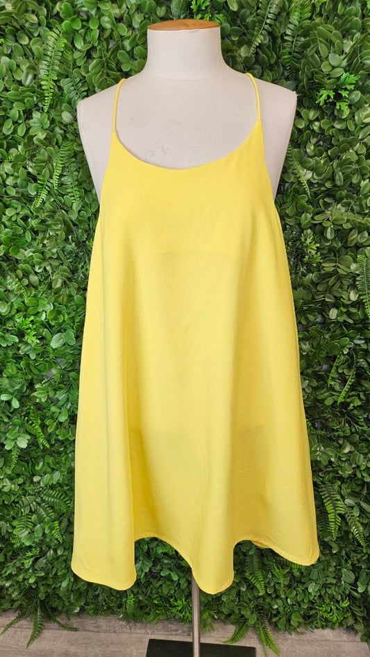 Ruby Sees All Yellow Swing Dress (10)