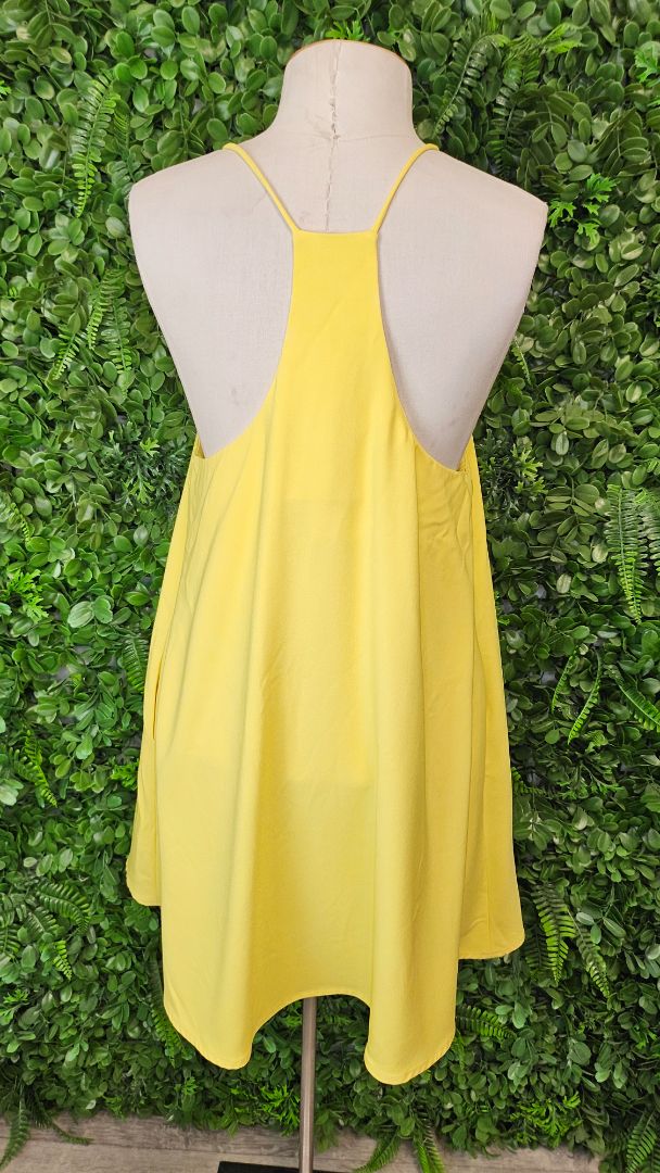 Ruby Sees All Yellow Swing Dress (10)