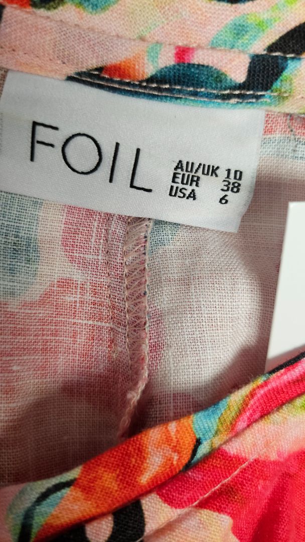 Foil Print Linen Jumpsuit (10)