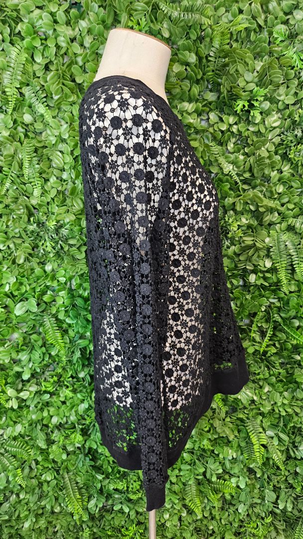 Ketz-ke Black Lace Top (12)