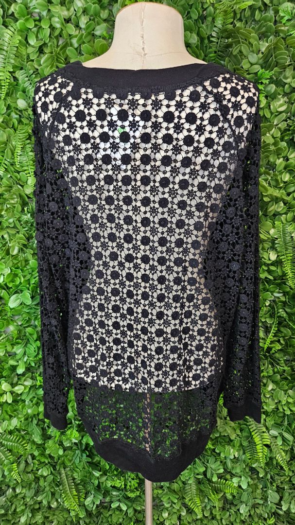 Ketz-ke Black Lace Top (12)