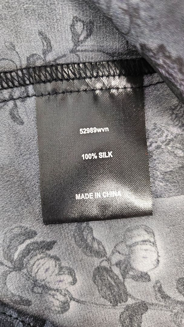 Storm Print Silk Dress BNWT (10)