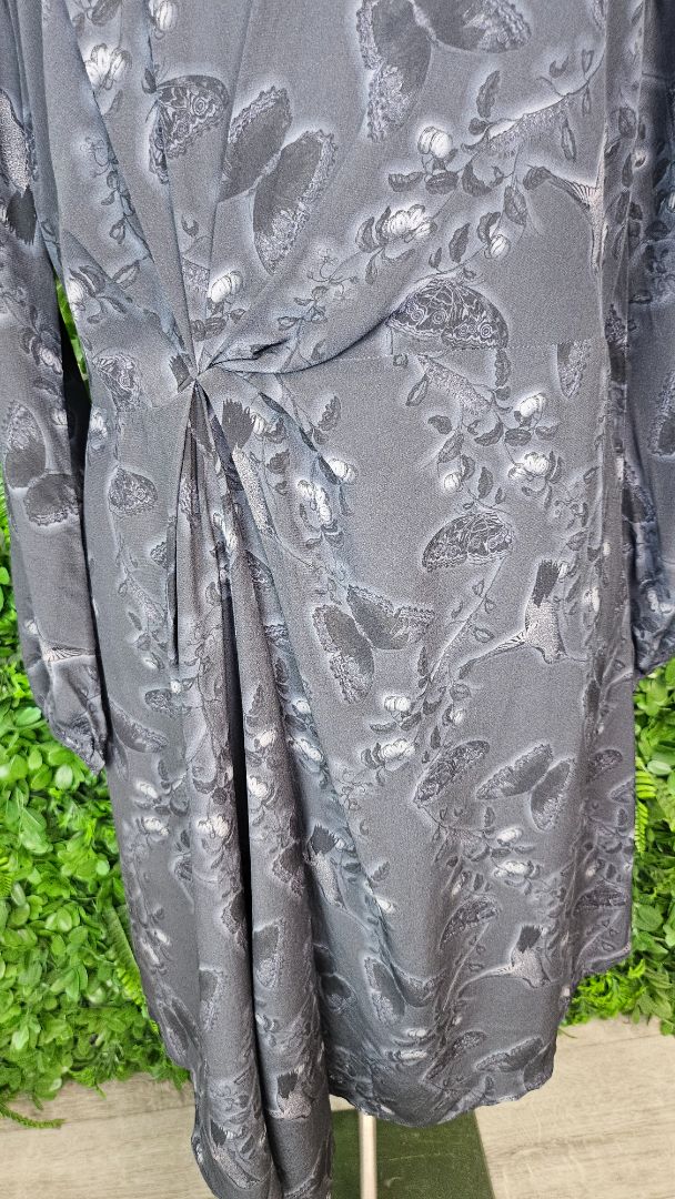 Storm Print Silk Dress BNWT (10)